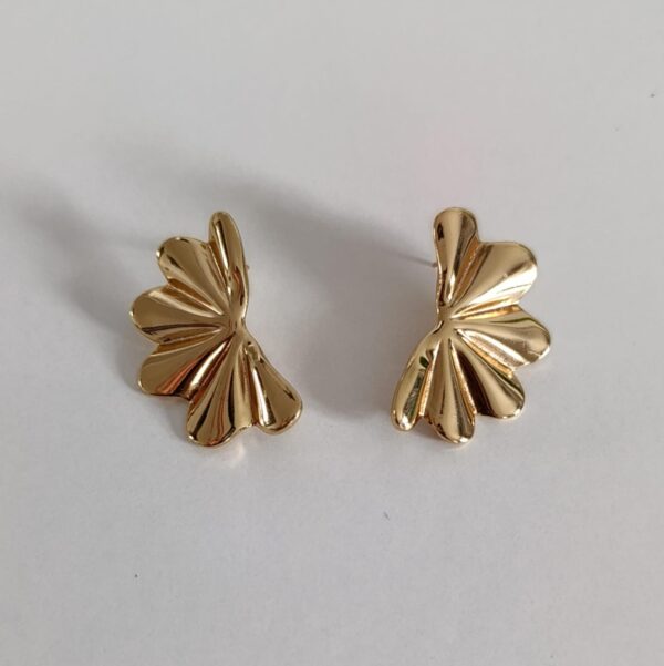 Boucles D'oreilles demi feuille