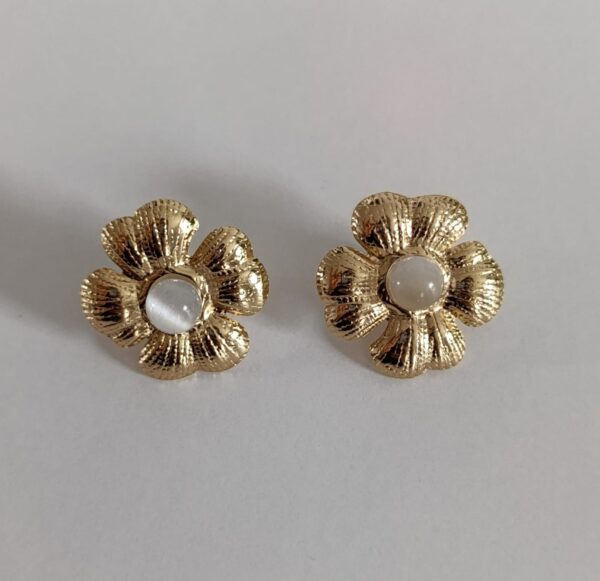 Boucles D'oreilles fleur en perles