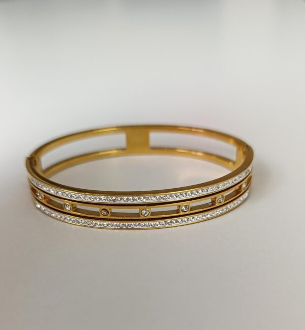 Bracelet Double Rang Doré