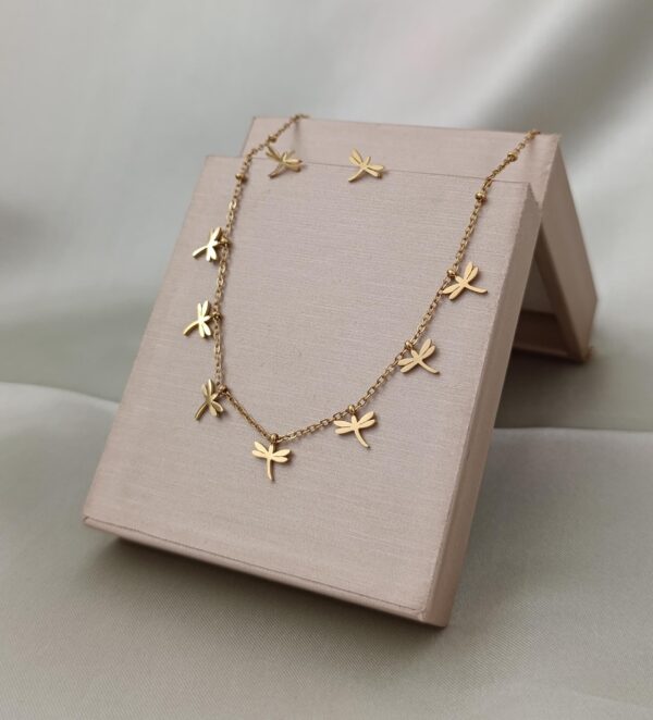 E Collier avec Boucles D'oreilles